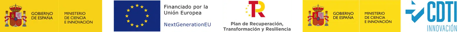 Financiación: Gobierno de España, Ministerio de Ciencia e Innovación, Unión Europea NextGenerationEU, Plan de Recuperación, Transformación y Resiliencia, CDTI Innovación